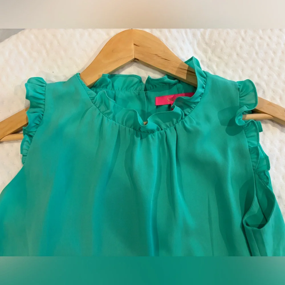 Lilly Pulitzer Ruffle Blouse - Picture 2 of 5